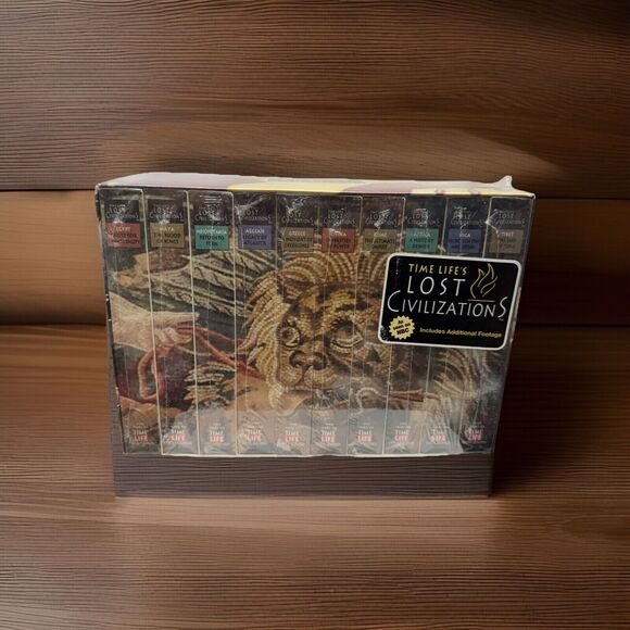 Time Life's : Lost Civilizations 'Sealed' VHS Box 10 Tape Set 1995 Sam Waterston - Picture 1 of 6